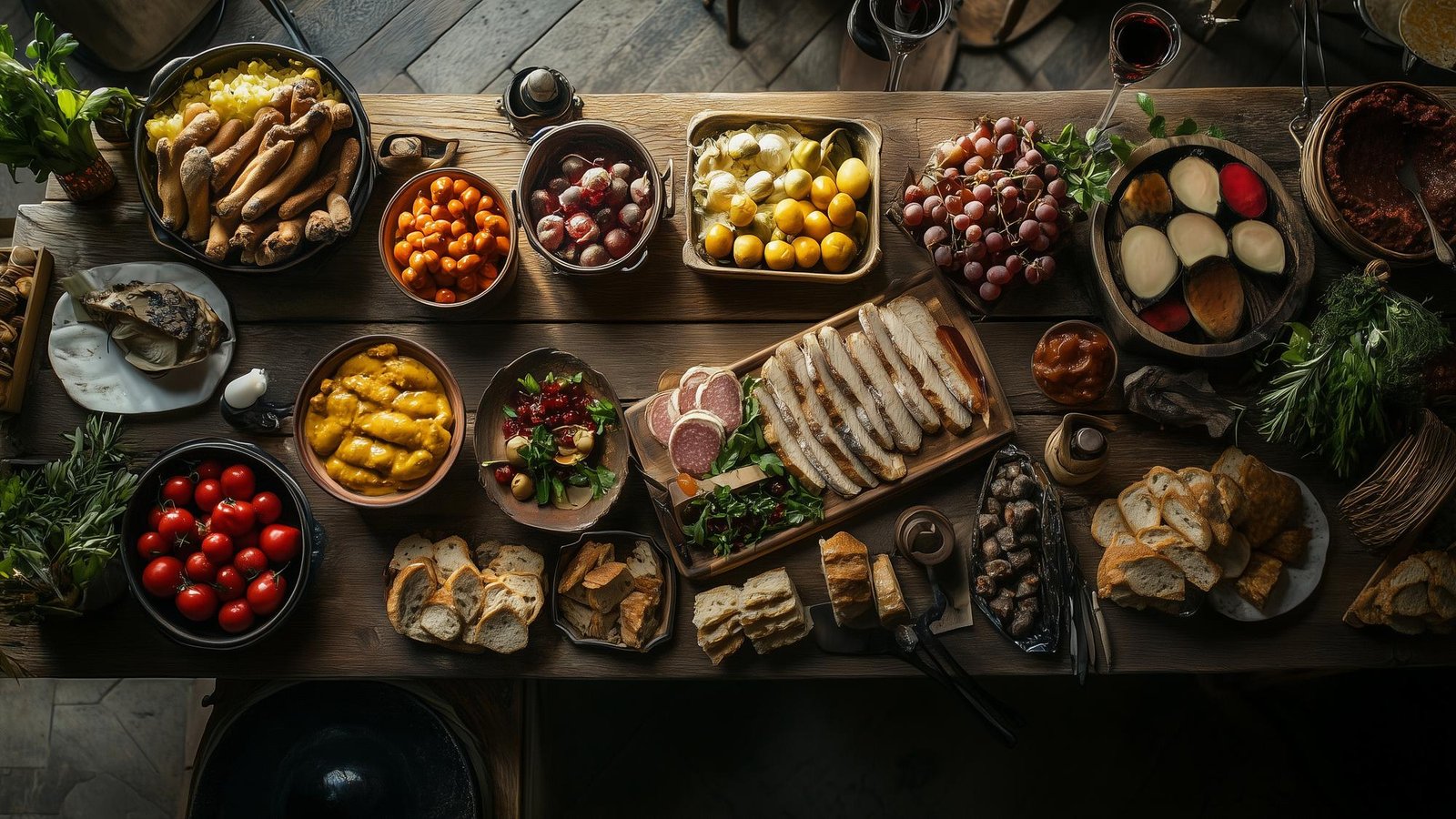 Tapas og buffet